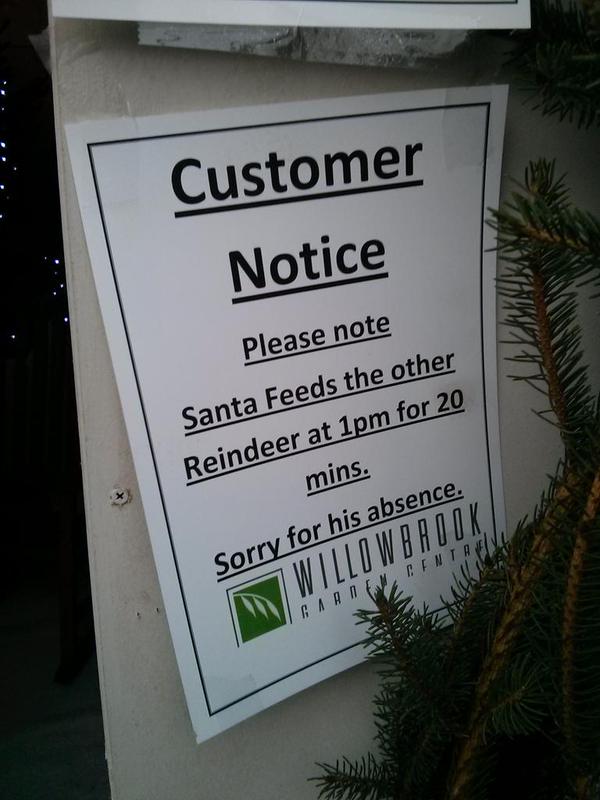 Customer notice ... #Santa  - embedded image 