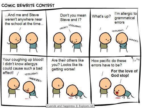 Grammar comic.  - embedded image 