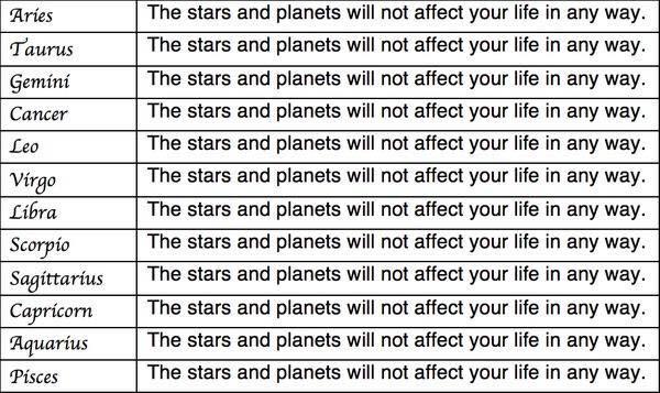 RT Your daily horoscope. I hope it tells you what you need to know (via @ashenfaced)  - embedded image 