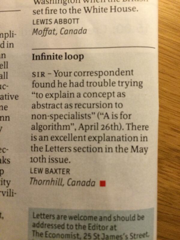 RT Letter of the week, from May 10 issue of @TheEconomist.  - embedded image