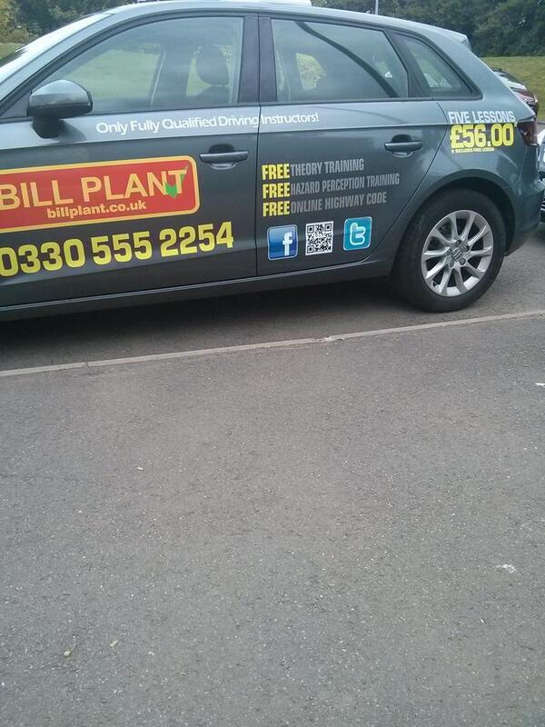 Putting a QR code on a car which can't be read from 2 metres away shows how useless they are.  - embedded image