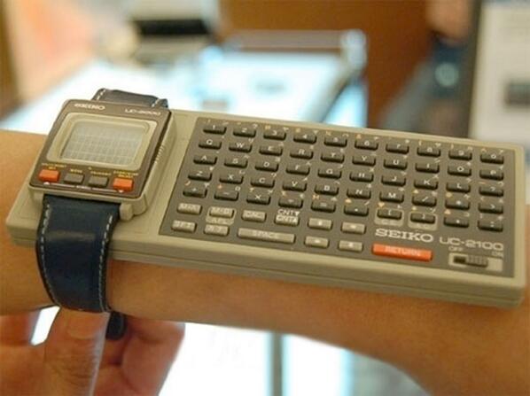 RT As we await the Apple iWatch, don't forget that in 1984 Seiko made an iWatch — of sorts. And boy it was awesome.  - embedded image