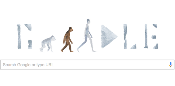 RT Creationists are flipping out over the latest Google Doodle https://t.co/42K2IirVl4  - embedded image 