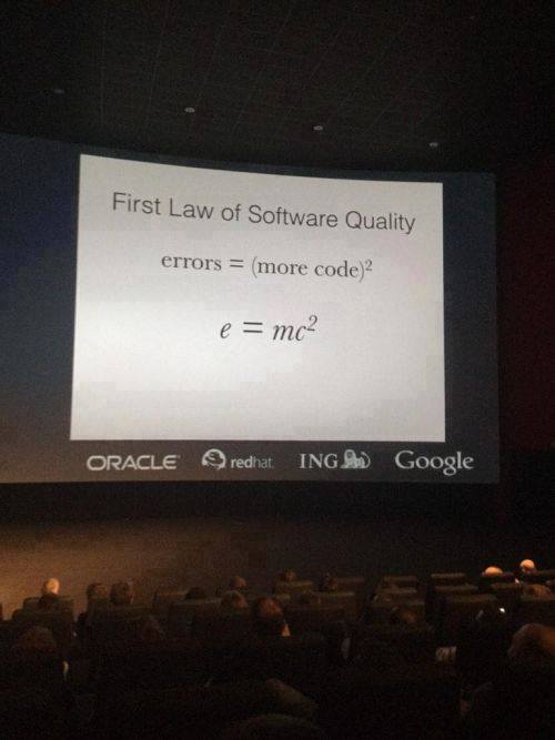 RT First law of software quality  - embedded image 