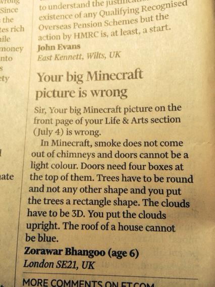 RT Ouch! Letter of the day @FT #minecraft  - embedded image 