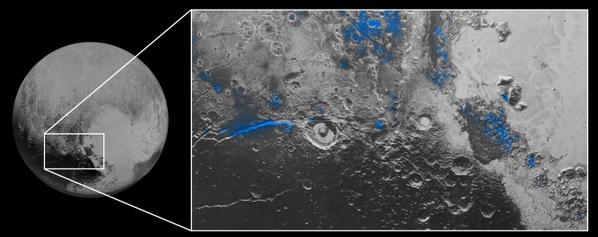 RT Amazing! Blue Skies and Water Ice found on #Pluto. Enjoy! :-) 
http://t.co/IhzepXEo60  - embedded image 