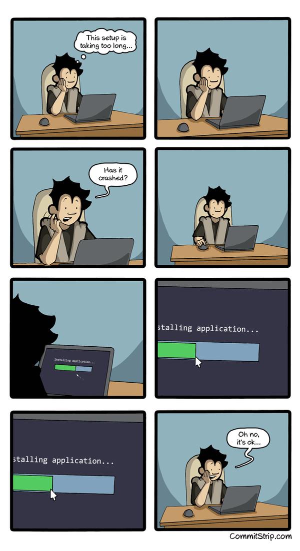 RT When I install a software
 http://t.co/uUxisxW1T6  - embedded image 