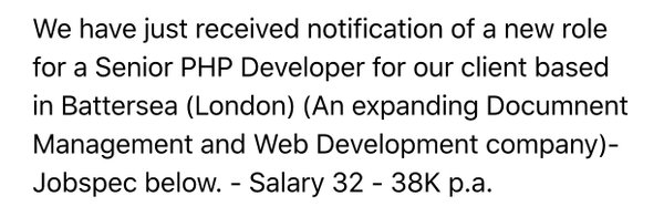 RT Seriously, who could afford a life in London on that, and that's a senior role!  - embedded image 