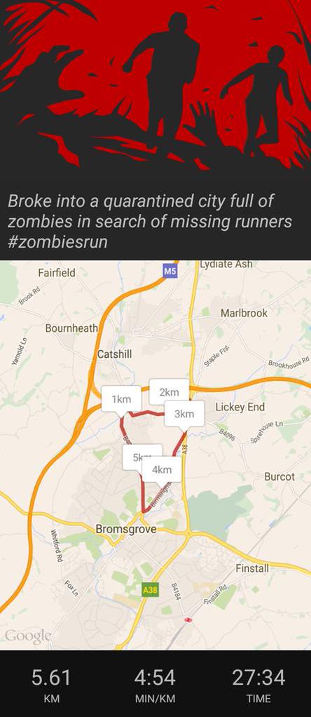 Broke into a quarantined city full of zombies in search of missing runners #zombiesrun  - embedded image 