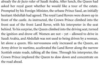 RT Well at least the Queen seems to know how to handle Saudi rulers with class...  - embedded image 