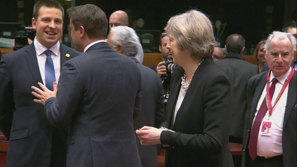 RT Brexit, in a single shot. This morning at the EU summit.  - embedded image 