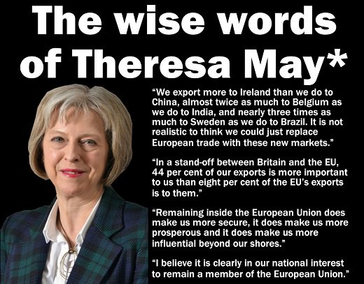 RT This is what Theresa May believed before she put her political career first... #Brexit  - embedded image 