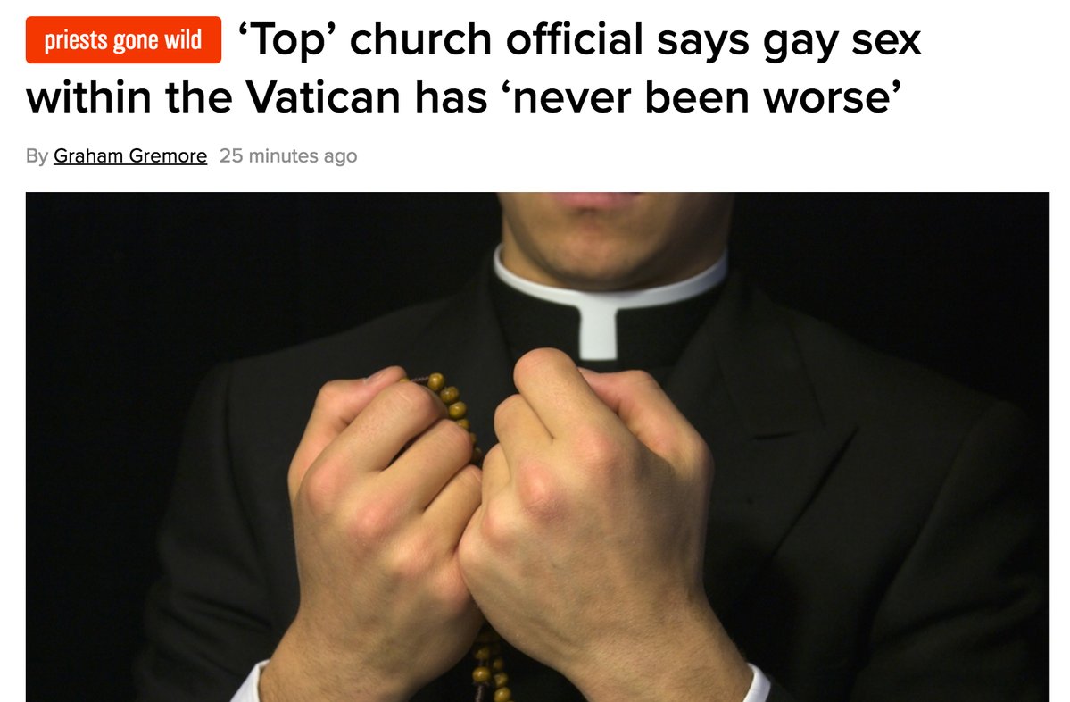 RT did no one ask the bottom church officials?  - embedded image 