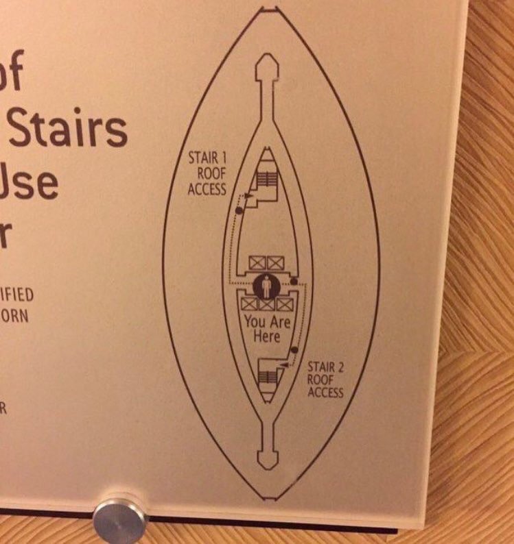 RT Most men can't find stair 1 roof access  - embedded image 
