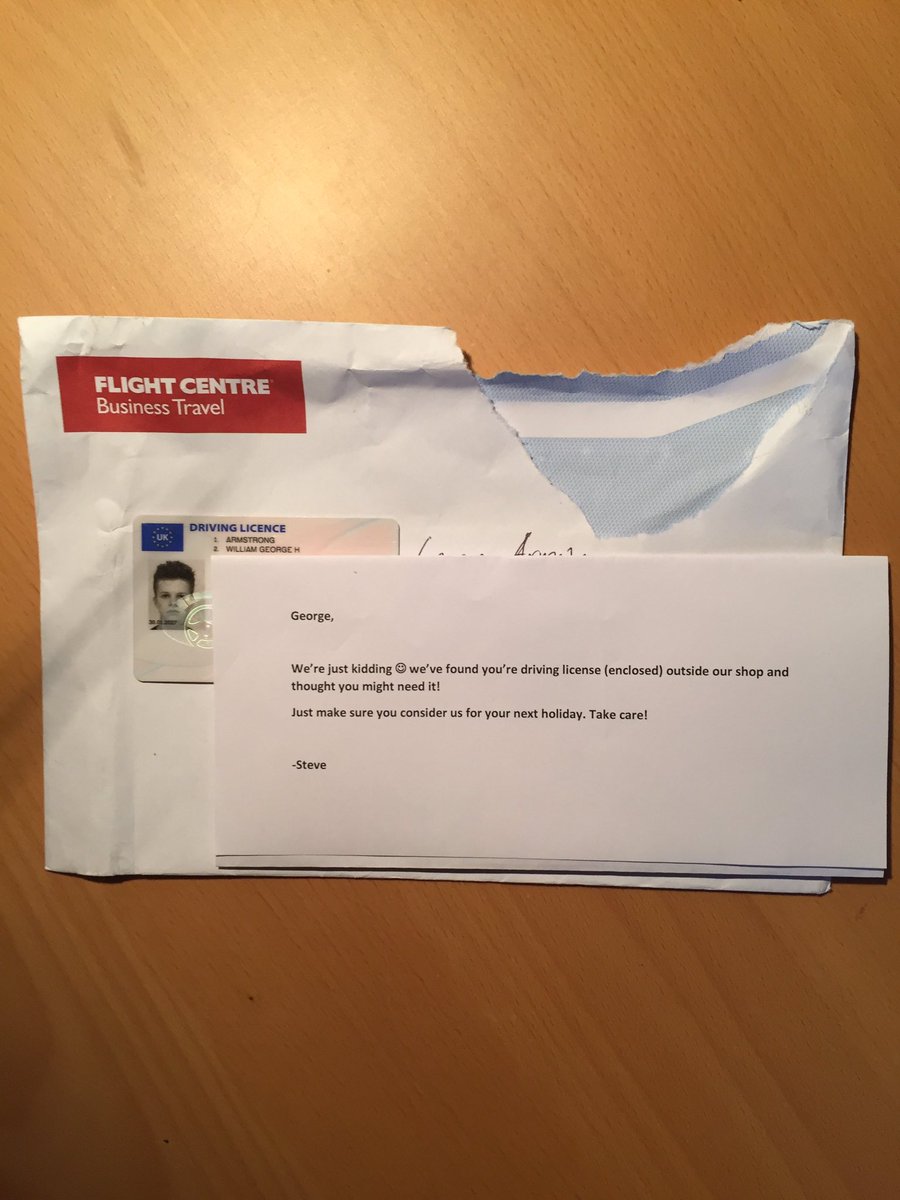 RT so I was pretty drunk the other night and I lost my ID, then this turns up today...  - embedded image 4