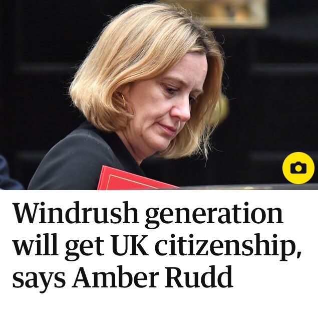 RT In generous move, Amber Rudd offers British citizenship to British people.  - embedded image 