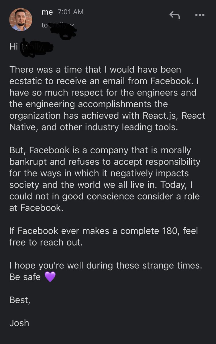 RT Email from a @facebook recruiter + my response:  - embedded image 2