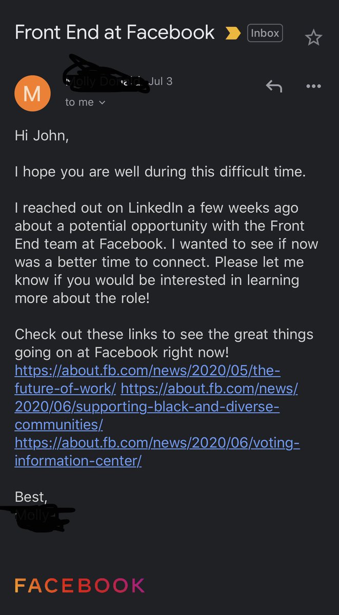 RT Email from a @facebook recruiter + my response:  - embedded image 1