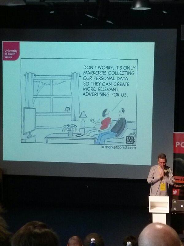 "Don't worry it's only marketers collecting our personal information ... " #port80 (thanks @kwe)  - embedded image