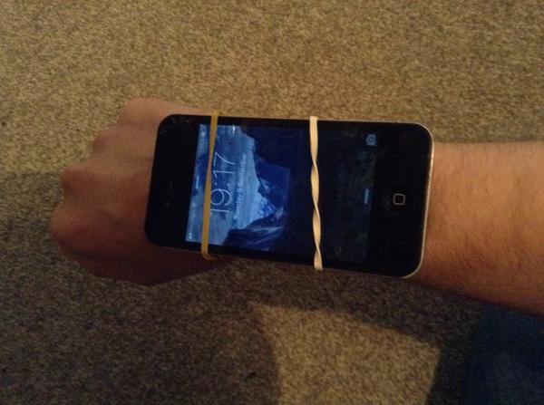RT “@markforrer: I think I'll stick with my current iWatch... ” - embedded image 