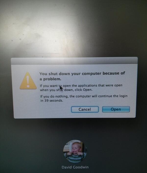 Every morning I have to reboot my MacMini as it fails to properly wake up. (I just see a mouse pointer on black b/g)  - embedded image