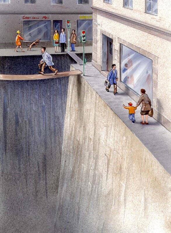 RT Brilliant visual of how much public space we cede to cars  ht @mikefarrell - embedded image 