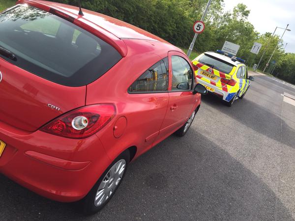 RT The driver of this vehicle had just left court having been banned but decided to drive home! D'oh! Back to court.  - embedded image 
