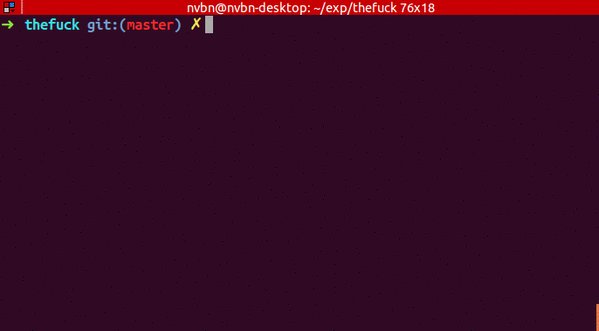 RT Amazing command line tool - thefuck https://t.co/Reugz0KOWC  - embedded image 