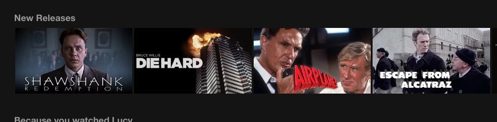 Netflix seems to be having problems making suggestions today.  - embedded image 2