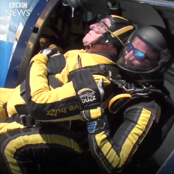 RT This 101-year-old D-Day veteran has just become the world's oldest skydiver  - embedded image 