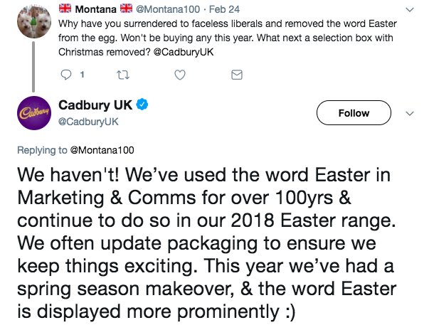 RT At this time of year please spare a thought for the Cadbury social media team.  - embedded image 2