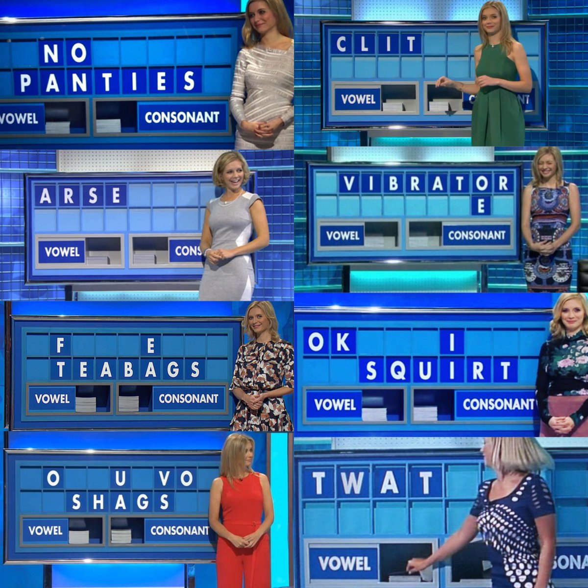 RT Celebratory 10 years of rude @C4Countdown words as promised! 
Do with them, what you will!   - embedded image 1