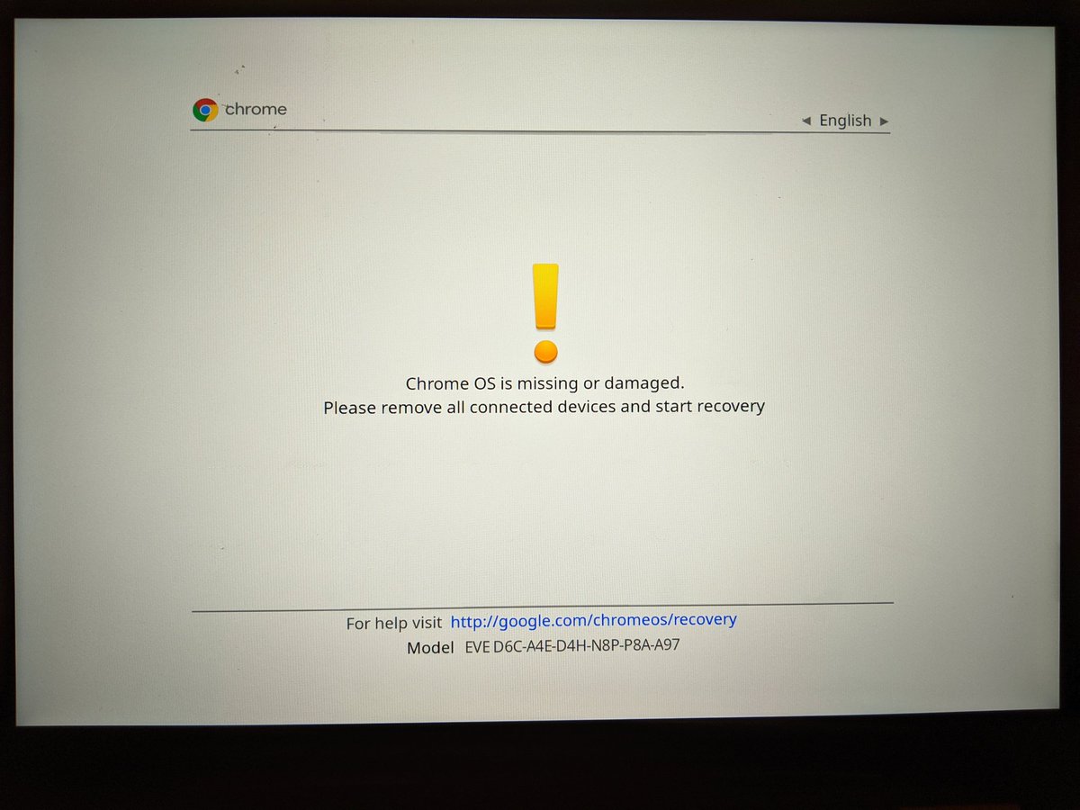 Just as I was about to perv over expensive laptops once more, I get this... 
Stupid f'ing computer. #pixelbook  - embedded image 